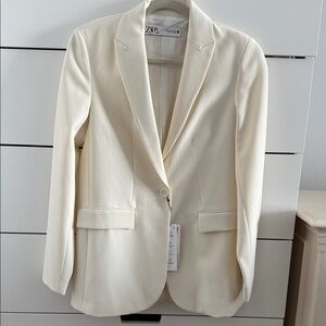 NWT Zara Off-White Blazer